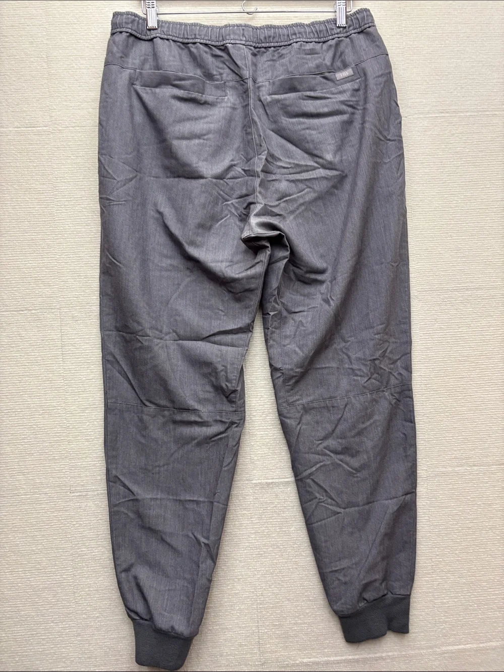 Figs Grey Men's Jogger Pants with Drawstring large scrub